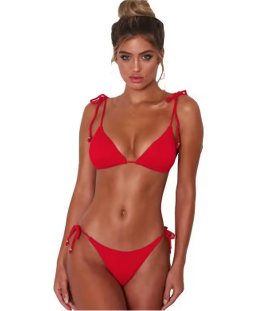 Brasilianischer Triangle Bikini 2025 Tallulah Rot