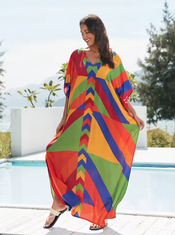 A Linie Oversize Strandkleid 2025 Cover Up Kleid Sara