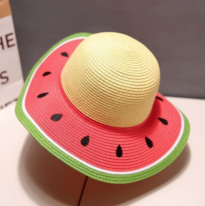 Wassermelone Damen Sommerhut Strohhut 2025 Sinah