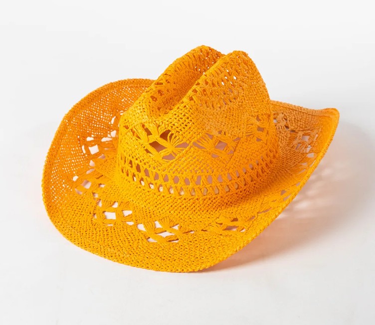 Western Cowboy Hut Sommerhut 2025 in Orange