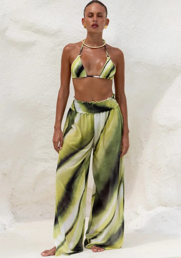 Halterneck Bikini Set 2025 Stefanie Dreiteilig mit Hose