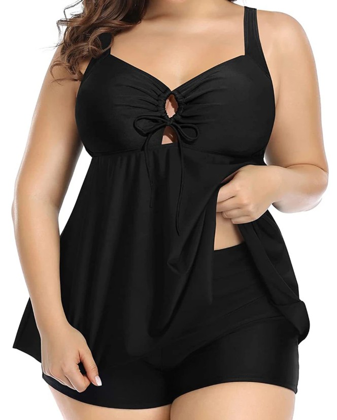 Plus Size Damen Tankini 2025 Suzanne Schwarz