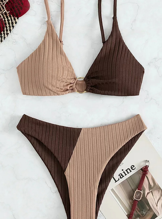 Triangle High-Waist Bikini Zarifa Braun