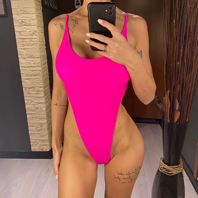 Sexy String Tanga Monokini Svantje Pink