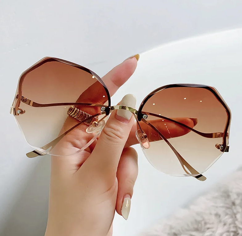 Oversize Damen Sonnenbrille Zoé Gradiert
