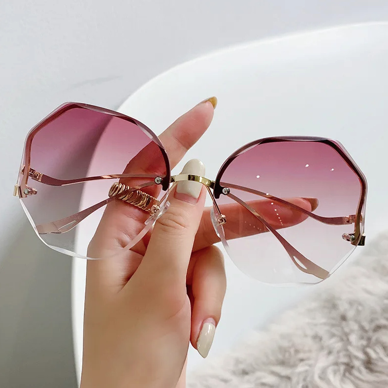 Oversize Damen Sonnenbrille Zeena Gradiert