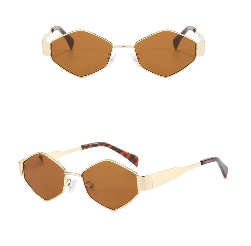 Polygonale Damen Sonnenbrille Yandra