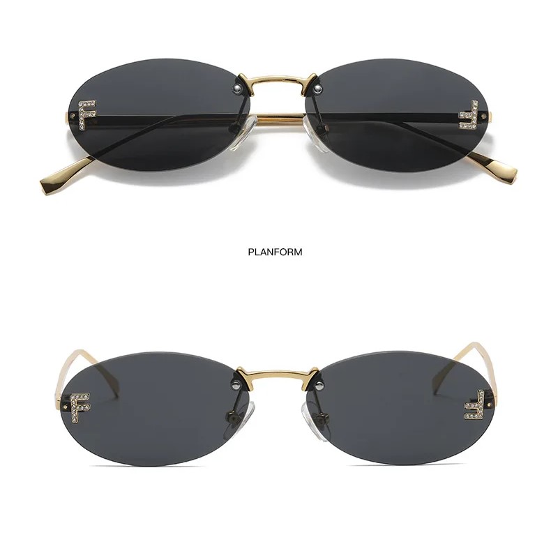 Sonnenbrille Schwarz Alma