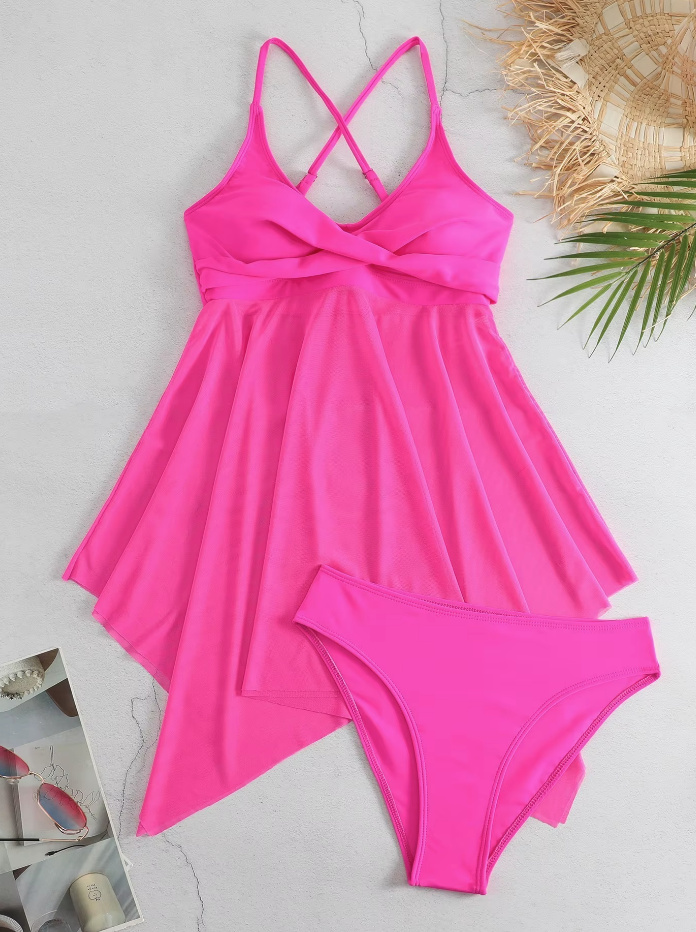 Beach Wear Damen Tankini 2025 Violaine in Pink 