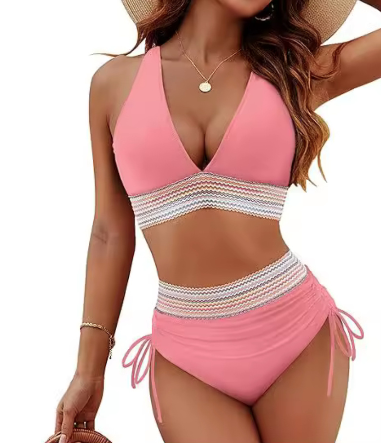Push Up Bikini 2025 Venya in Rosa mit Hohe Taille