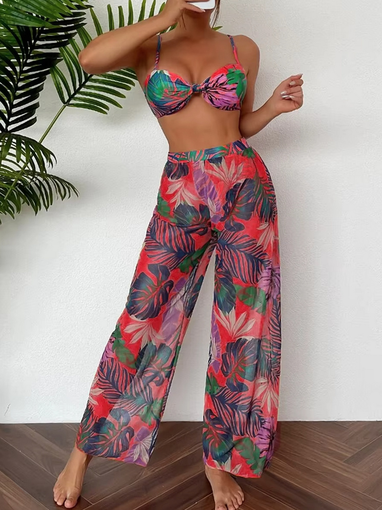 Triangle Bikini Set 2025 Tilda Dreiteilig mit Strand Hose im Set