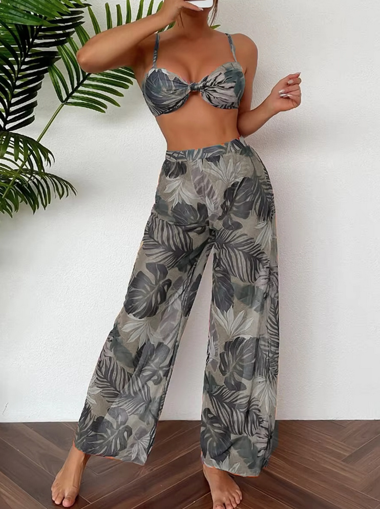 Triangle Bikini Set 2025 Talea Dreiteilig mit Strand Hose im Set