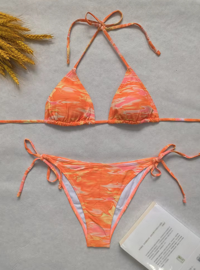 Brasilianischer Triangle Bikini 2025 Timotea Orange