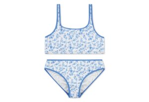 Abercrombie Kids Bustier-Bikini AFG SCOOPNECK 2 PC SWIMSUIT (2-St) mit floralem Muster