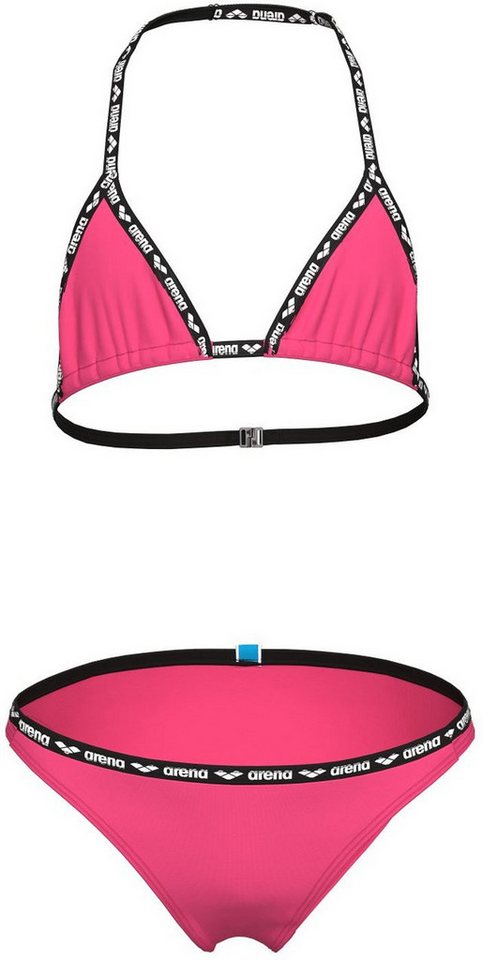 Arena Bandeau-Bikini G ARENA SOLID BIKINI TRIANGLE FANDANGO PINK