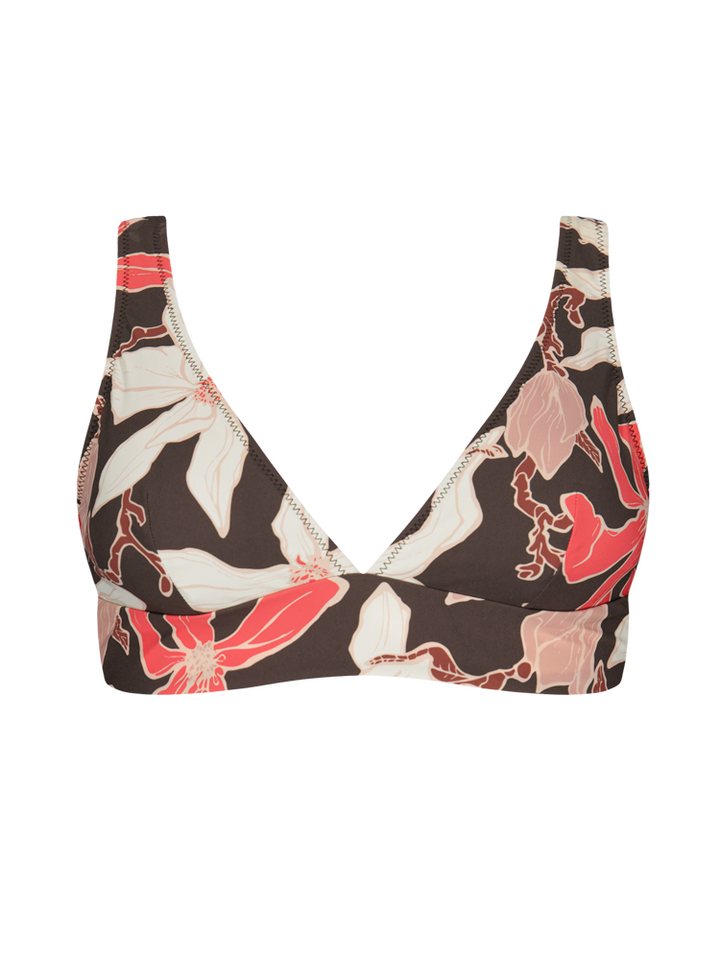 Barts Bügel-Bikini-Top Camolo Longline COFFEE
