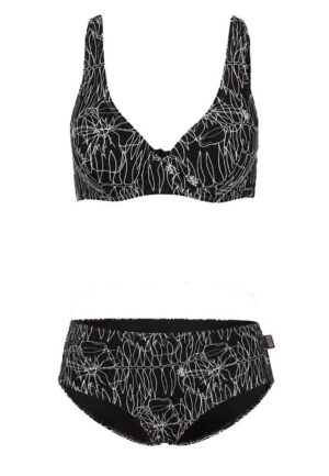 Beco Beermann Triangel-Bikini-Top Flower Lines (2-St)