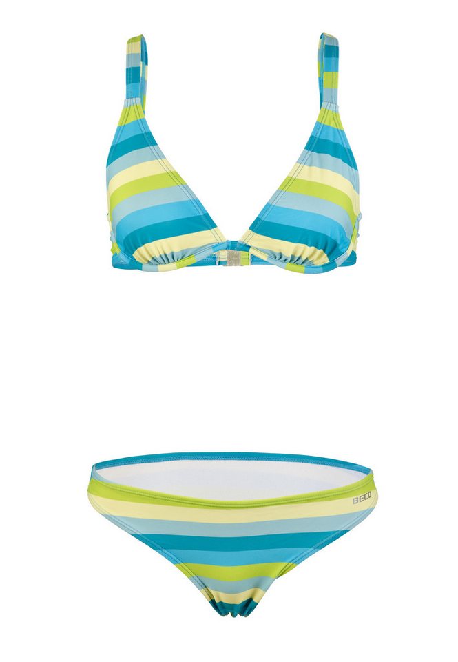 Beco Beermann Triangel-Bikini-Top Fresh Stripes