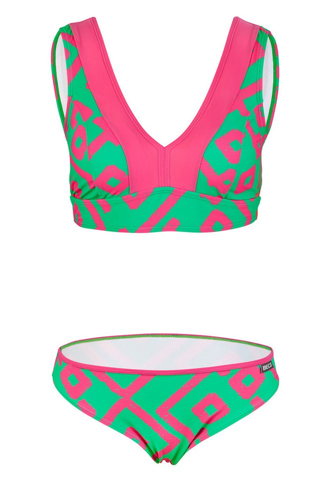 Beco Beermann Triangel-Bikini-Top Inka Graphic