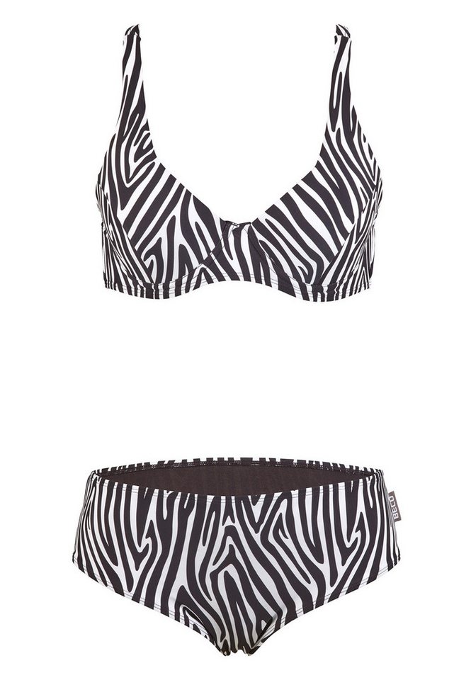 Beco Beermann Triangel-Bikini-Top Zebra Vibes