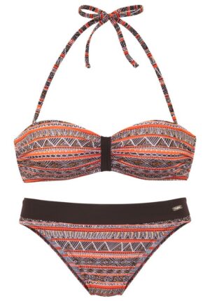 Buffalo Bandeau-Bikini Mit trendigem Streifendruck