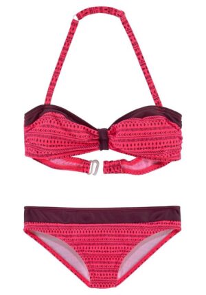 Buffalo Bandeau-Bikini mit Kontrasteinsätzen