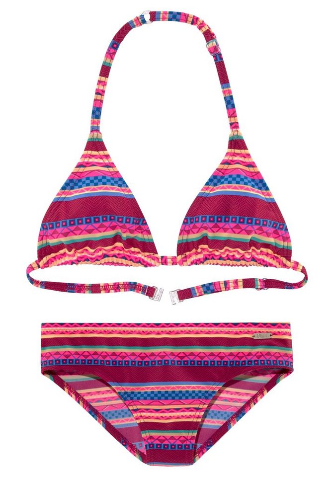 Buffalo Triangel-Bikini Lux Kids mit abstraktem Druck