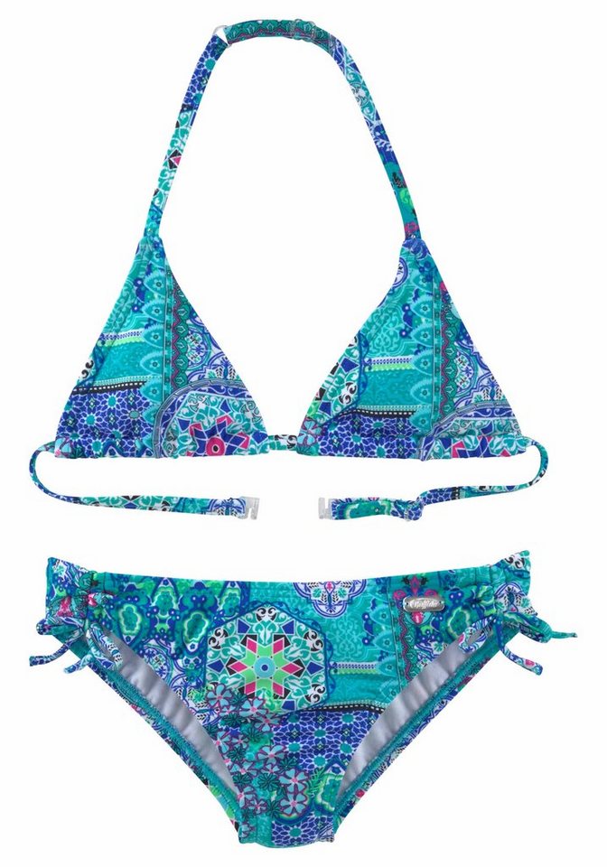 Buffalo Triangel-Bikini Shari Kids im Folklore-Print