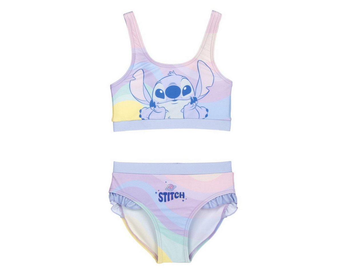 Disney Bustier-Bikini Stitch Bikini für Schwimmbad Strand Pool und Reise