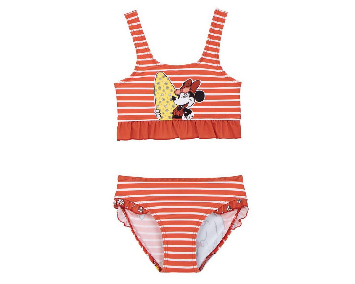 Disney Minnie Mouse Balconette-Bikini Mädchen Bikini mit Fanmotiv für Sommer und Urlaub (Packung)