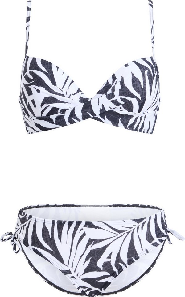FIREFLY Bügel-Bikini Da.-Bikini Marina W Abstract Garden AOP/BLACK