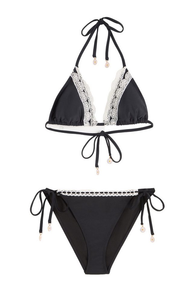 Friends Like These Triangel-Bikini Friends Like These Triangel-Bikini mit Häkelbesatz (2-St)