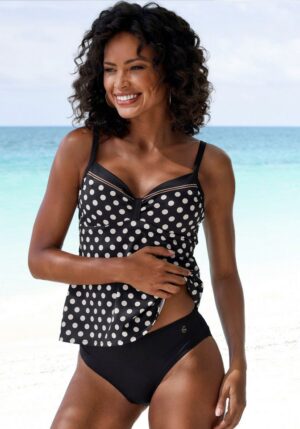 LASCANA Bügel-Tankini mit süßen Tupfen