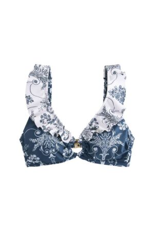 LAURA ASHLEY Bustier-Bikini-Top Laura Ashley ausgeschnittenes Bikinitop