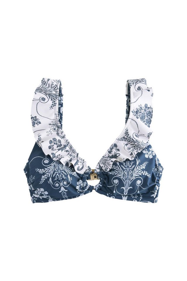 LAURA ASHLEY Bustier-Bikini-Top Laura Ashley ausgeschnittenes Bikinitop