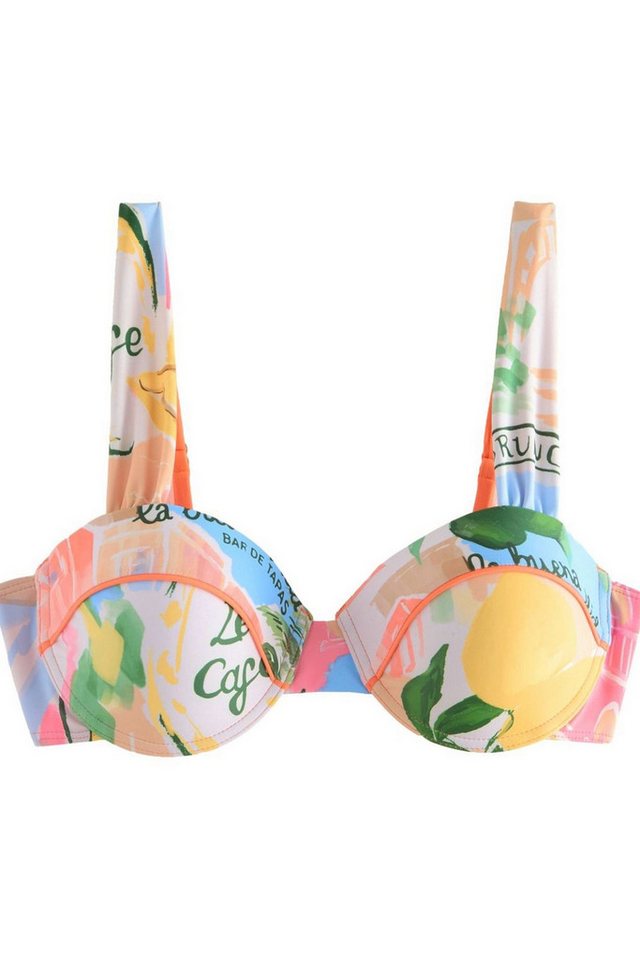 LIPSY Bügel-Bikini-Top Bikinioberteil mit Bügeln und breitem Träger (1-St)