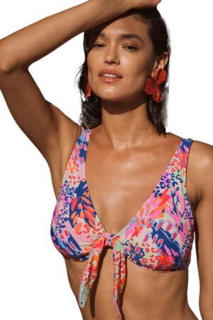 Love & Roses Triangel-Bikini-Top Love & Roses Bikinioberteil mit Bindedetail vorne (1-St)
