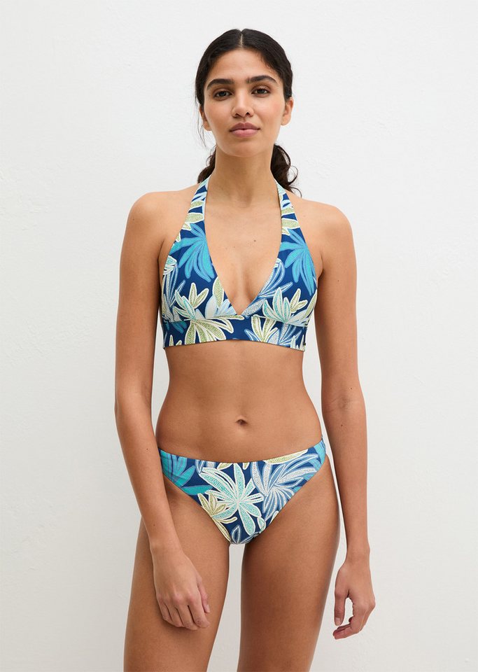 Marc O'Polo Bandeau-Bikini-Top Bohemian Leaf AOP