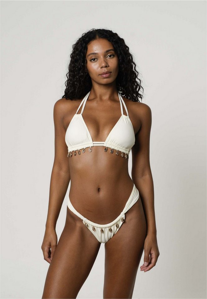 Moda Minx Triangel-Bikini-Top Gold Shells Double Strap (1-St)