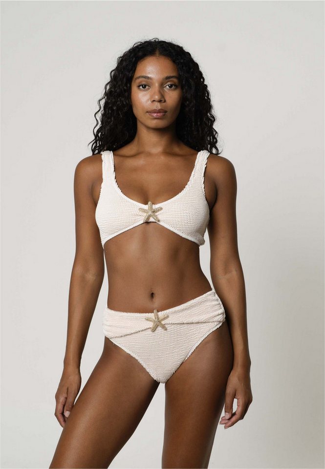 Moda Minx Triangel-Bikini-Top Starfish Scrunch Crop Top (1-St)