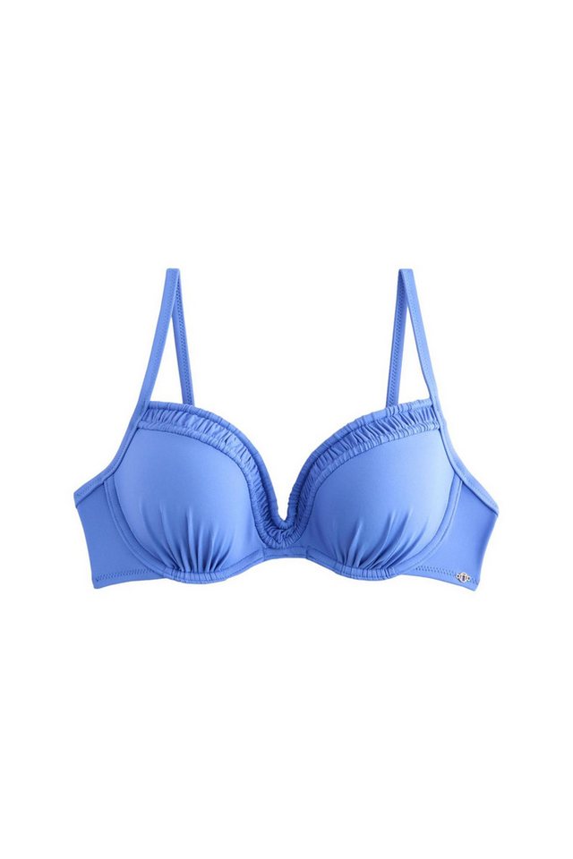 Next Bügel-Bikini-Top Gepolstertes Bikinioberteil mit Bügeln und Rüschen (1-St)