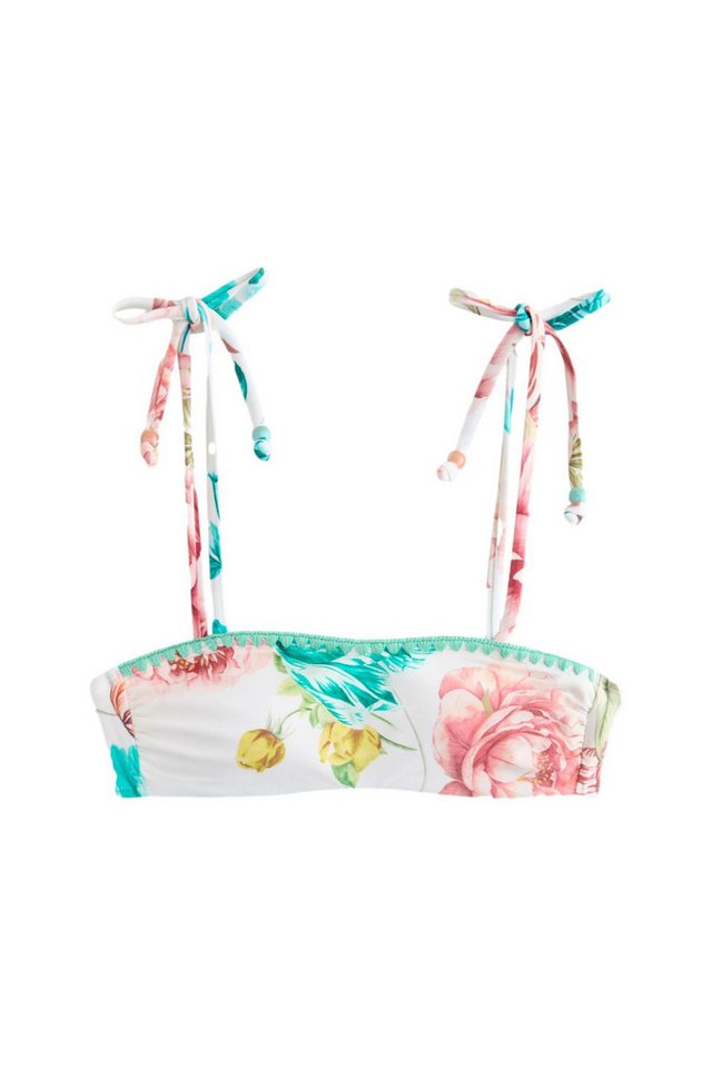 Next Bustier-Bikini-Top Bikinioberteil mit Überwendlingsstich (1-St)