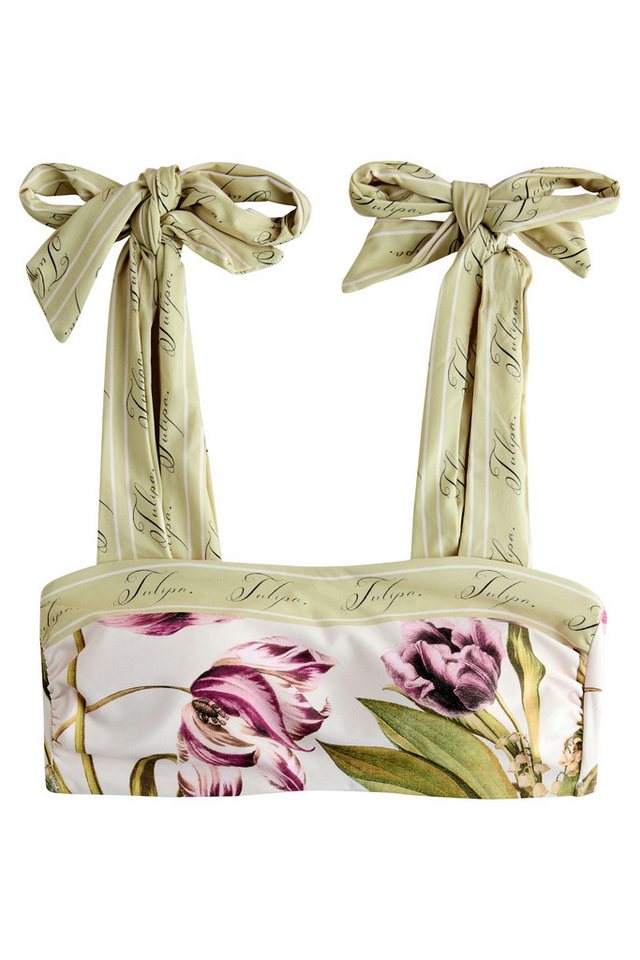 Next Bustier-Bikini-Top Bikinioberteil zum Binden (1-St)