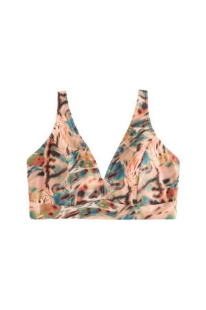 Next Triangel-Bikini-Top DD+ Tief ausgeschnittenes Triangel-Bikinioberteil (1-St)