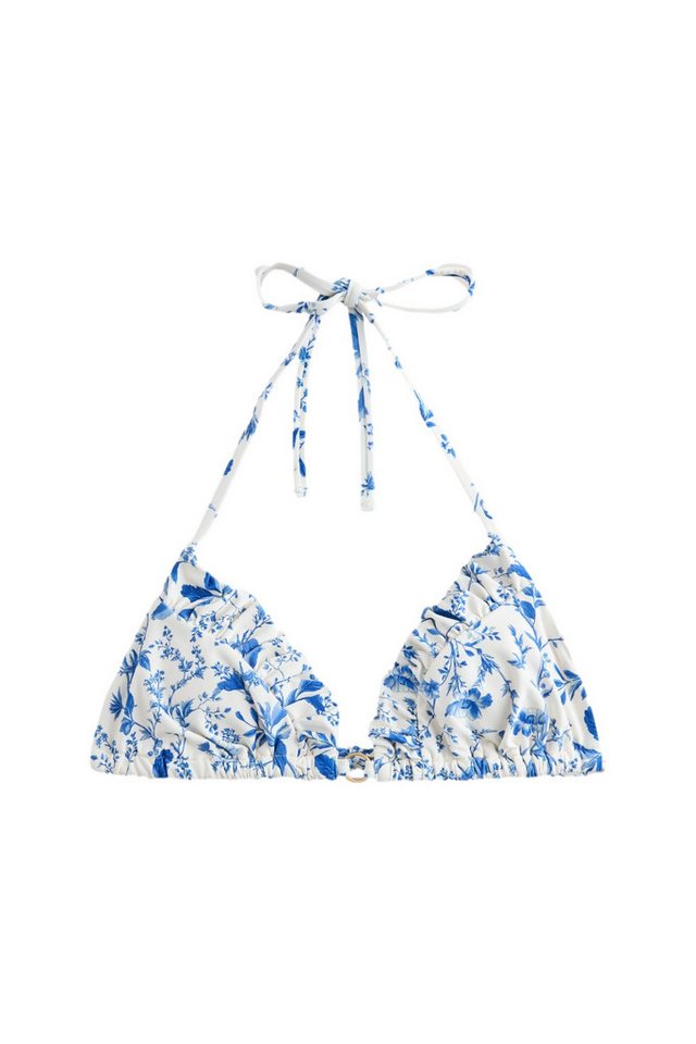 Next Triangel-Bikini-Top Geraffte Triangel-Bikinioberteil (1-St)