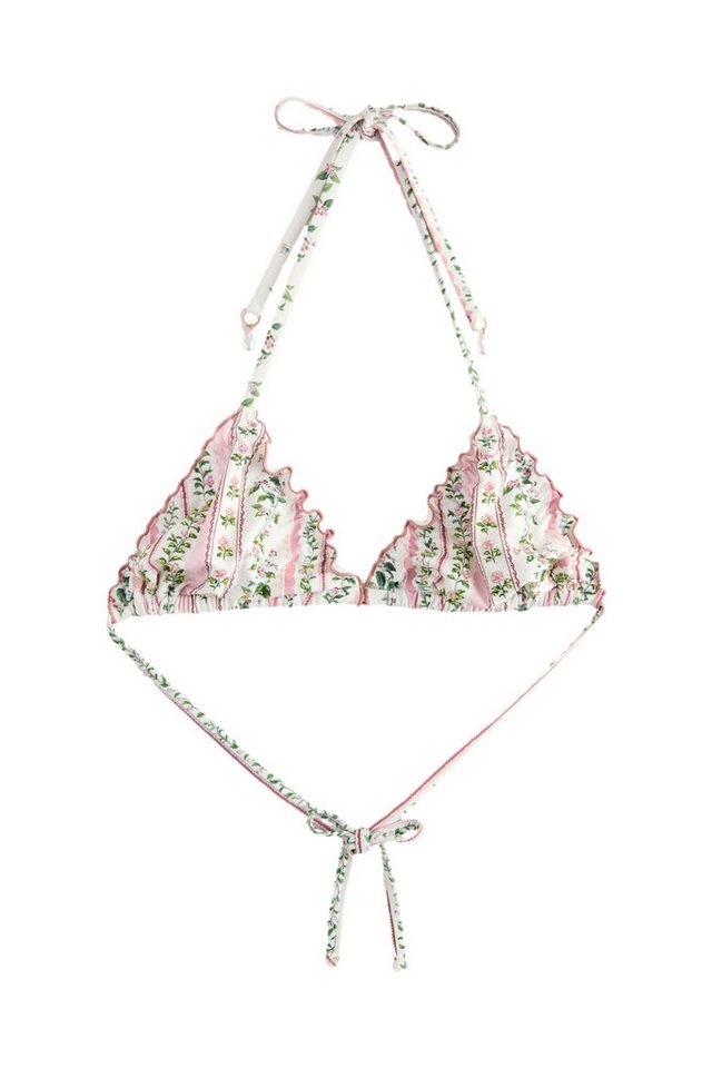 Next Triangel-Bikini-Top Mit Perlen verziertes Triangel-Bikinioberteil (1-St)