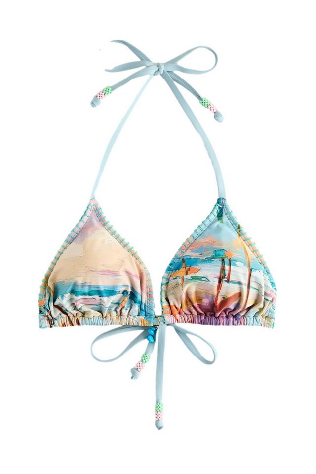 Next Triangel-Bikini-Top Triangel-Bikini zum Binden (1-St)