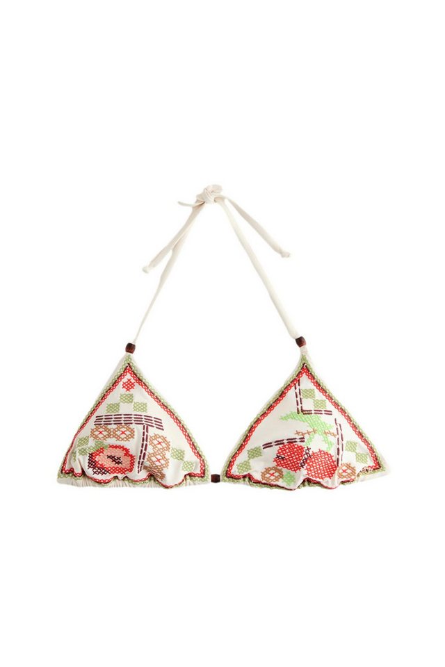 Next Triangel-Bikini-Top Triangel-Bikinioberteil mit Stickerei (1-St)