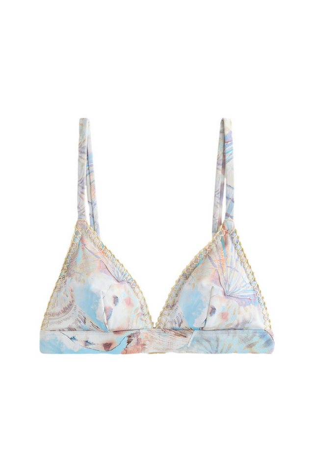 Next Triangel-Bikini-Top Triangel-Bikinioberteil mit Überwendlingstich (1-St)