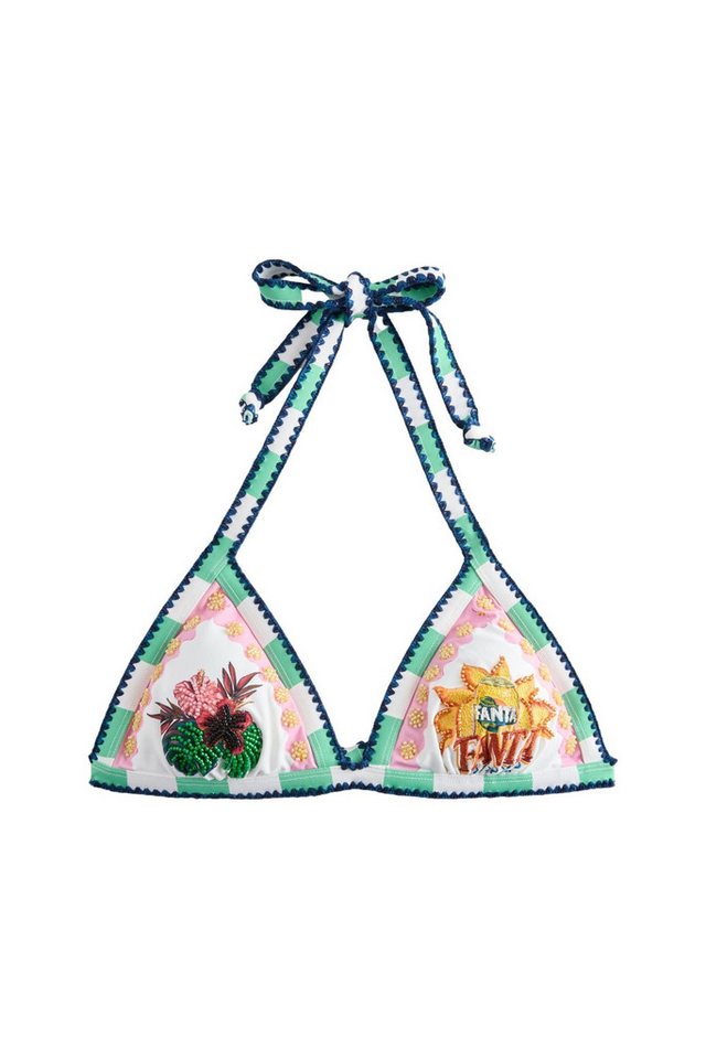 Next Triangel-Bikini-Top Verziertes Triangel-Bikinioberteil (1-St)